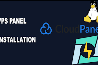install and configure cyberpanel or cloudpanel on linux vps