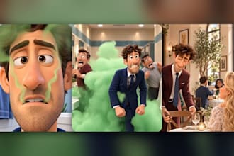 create 3d cartoon animated video ads