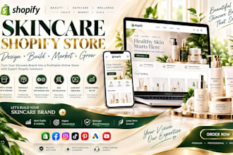 design organic skincare a luxury skincare shopify store and cosmetics website
