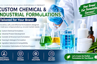 specialize in custom chemical and industrial formulation development tailored
