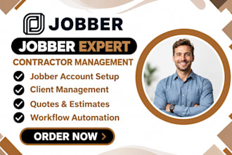 setup home services jobber contractor client management quote jobber automation