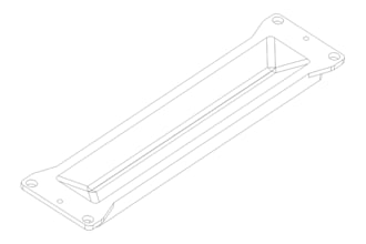 design 3d printable replacement part and bracket from measurement and photo
