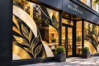 design storefront window graphics for shops, retail stores and businesses
