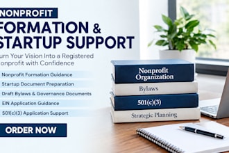 help you start a nonprofit and prepare formation documents