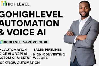 build gohighlevel automation, gohighlevel voice ai , vapi ai and ghl website