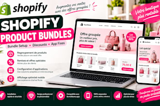 set up shopify product bundles, discounts and bundle apps