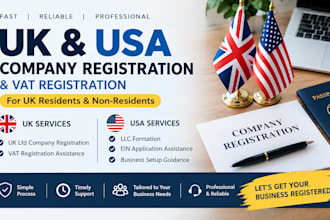 do quick UK usa ltd company vat registration for uk residents and non residents