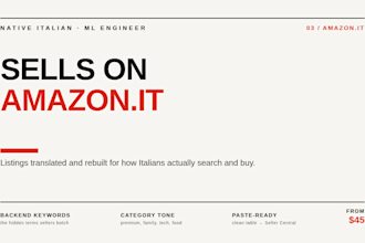 translate and optimize your amazon listings for amazon it