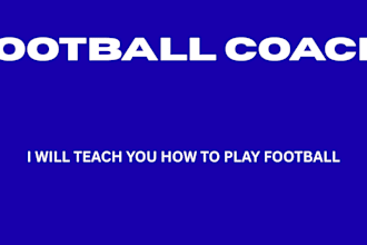 teach you how to play football