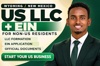 register your wyoming or new mexico llc and apply for ein