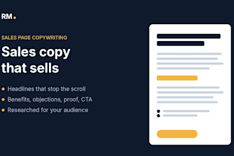 write persuasive sales page copy that converts