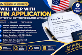 get your itin number as an irs caa for non US residents