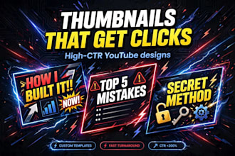 design eye catching youtube thumbnails for your videos
