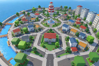 create a custom roblox game and design a professional map