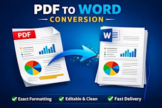 convert your pdf document into word document