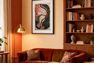 draw original printable digital art in PDF format