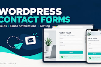 create and configure wordpress contact forms