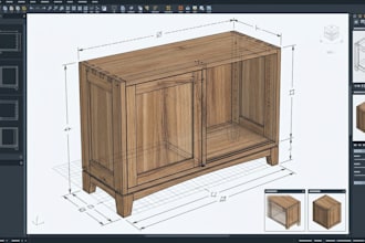 create custom woodworking plans with cut lists and 3d models
