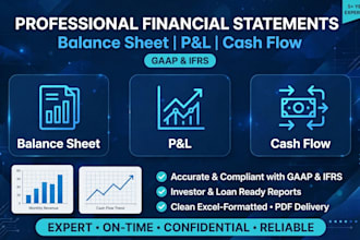 create financial statements and cash flow