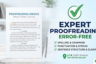proofread and polish your short text
