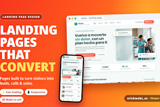 create a high converting landing page that sells