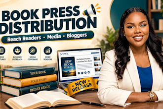 do book press release distribution to media outlets for author book publicity