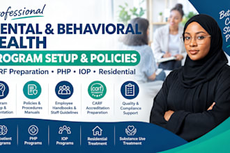 set up mental and behavioral health with policies and carf accreditation
