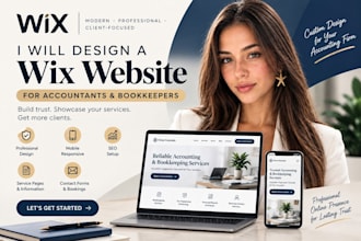 design tax website design finance website wix website for accountants bookkeeper