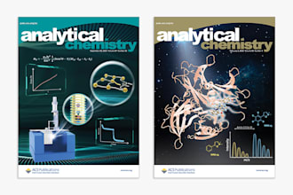 design analytical chemistry journal cover illustration