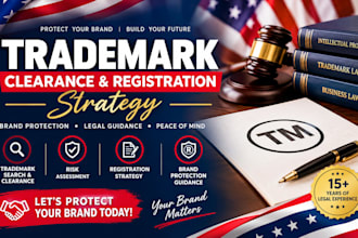 provide trademark clearance, registration strategy and brand protection