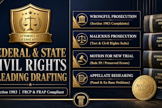 draft a civil rights motion for new trial as a licensed US attorney