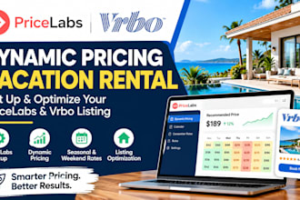 set up and optimize airbnb or vrbo listing with pricelabs