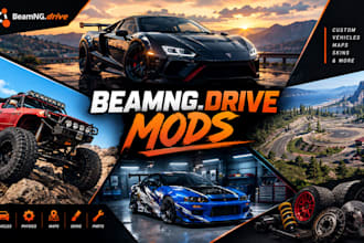 develop beamng drive and assetto corsa custom mods