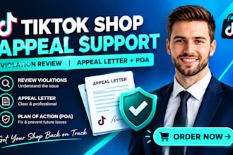 fix tiktok shop violations and appeal tiktok suspension for tiktok