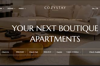 design wix vacation hotel booking website travel website tour booking website