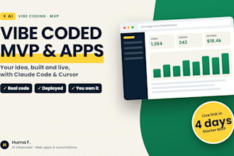 vibe code your mvp or web app with claude code