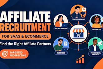 recruit affiliate marketers for saas and ecommerce affiliate programs
