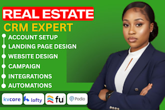 set up real estate CRM lofty, boldtrail, kvcore and gohighlevel