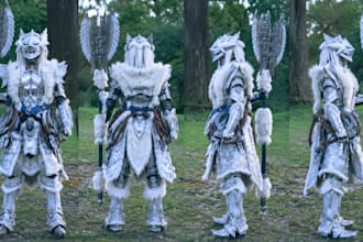create 3d cosplay creation wearable 3d amor fantasy knight  amor for 3d printing