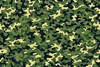 create camouflage seamless pattern