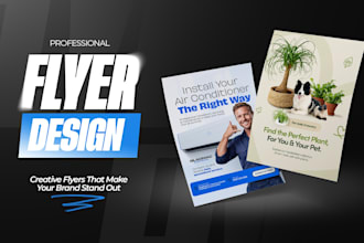 design a professional flyer for your business