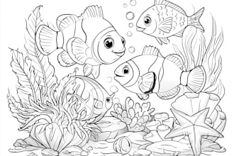 draw awesome children coloring book illustrations