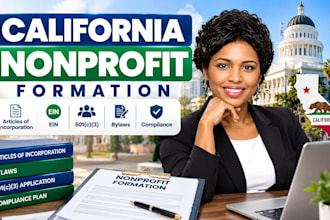 prepare your full california nonprofit formation and 501c3 documents compliance