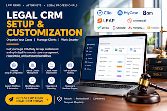 do 8am mycase clio wrike clickup monday freshsales leap smokeball legal case CRM
