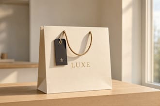 design modern branded shopping bags for your company