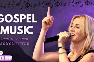 be your female gospel singer, worship vocalist, christian singer and songwriter