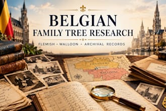 trace belgian ancestry walloon and flemish lineage surname origins family record