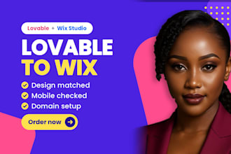 convert lovable to wix studio, lovable ai website to wix, lovable migration