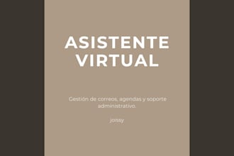 asistente virtual para gestión de correos y tareas administrativas