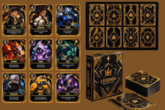 design card game art playing card game board game, card box design trading card